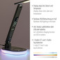 Preview: JUST LIGHT TINA LED Tischleuchte CCT Dimmbar 6W 2-fach schwarz 11018-18