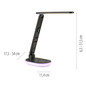 Preview: JUST LIGHT TINA LED Tischleuchte CCT Dimmbar 6W 2-fach schwarz 11018-18