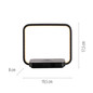 Preview: JUST LIGHT OMARI LED Tischleuchte Warmweiss Dimmbar 2,5W schwarz 11019-18