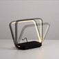 Preview: JUST LIGHT OMARI LED Tischleuchte Warmweiss Dimmbar 2,5W schwarz 11019-18