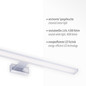 Preview: JUST LIGHT MATTIS LED Spiegelleuchte Neutralweiss 10,5W chrom 11133-17
