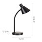 Preview: JUST LIGHT PIXIE LED Tischleuchte Warmweiss 4,5W schwarz 11248-18