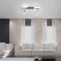 Preview: JUST LIGHT RICO LED Deckenleuchte Warmweiss 8W 4-fach stahl 11277-55