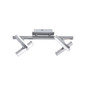 Preview: JUST LIGHT RICO LED Deckenleuchte Warmweiss 8W 4-fach stahl 11277-55