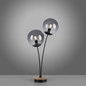 Preview: JUST LIGHT GERDA WIDOW Tischleuchte E14 max.50W 2-fach Holz-natur 11390-79