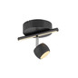 Preview: JUST LIGHT JARIK LED Deckenleuchte Warmweiss 6,1W 2-fach schwarz 11400-18