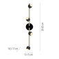 Preview: JUST LIGHT JARIK LED Deckenleuchte Warmweiss 10,8W 5-fach schwarz 11402-18