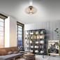 Preview: JUST LIGHT RACOON Deckenleuchte E27 max. 40W Holz-natur 11410-79
