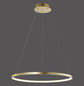 Preview: JUST LIGHT CIRCLE LED Pendelleuchte Warmweiss 29W gold 11524-12