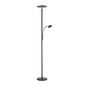 Preview: JUST LIGHT HANS LED Stehleuchte Warmweiss Dimmbar 25,5W 2-fach schwarz 11709-18