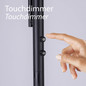 Preview: JUST LIGHT HANS LED Stehleuchte Warmweiss Dimmbar 25,5W 2-fach schwarz 11709-18
