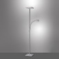 Preview: JUST LIGHT HANS LED Stehleuchte Warmweiss Dimmbar 25,5W 2-fach stahl 11710-55