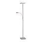 Preview: JUST LIGHT HANS LED Stehleuchte Warmweiss Dimmbar 25,5W 2-fach stahl 11710-55