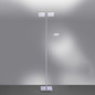 Preview: JUST LIGHT RUBEN LED Stehleuchte Warmweiss Dimmbar 5W 2-fach stahl 11725-55