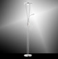 Preview: JUST LIGHT HELIA LED Stehleuchte Warmweiss Dimmbar 20,6W 2-fach stahl 11778-55