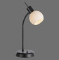 Preview: JUST LIGHT LOKI Tischleuchte E14 Warmweiss max.5W schwarz 12156-18