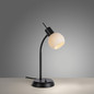 Preview: JUST LIGHT LOKI Tischleuchte E14 Warmweiss max.5W schwarz 12156-18