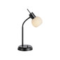 Preview: JUST LIGHT LOKI Tischleuchte E14 Warmweiss max.5W schwarz 12156-18
