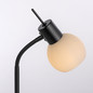 Preview: JUST LIGHT LOKI Tischleuchte E14 Warmweiss max.5W schwarz 12156-18