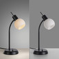 Preview: JUST LIGHT LOKI Tischleuchte E14 Warmweiss max.5W schwarz 12156-18