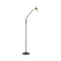 Preview: JUST LIGHT LOKI Stehleuchte E14 Warmweiss max.5W schwarz 12157-18