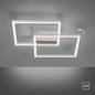 Preview: JUST LIGHT IVEN LED Deckenleuchte Warmweiss 14W 2-fach stahl 14002-55