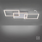 Preview: JUST LIGHT IVEN LED Deckenleuchte Warmweiss 21W 3-fach stahl 14003-55