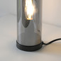 Preview: JUST LIGHT BOTTLE Tischleuchte E14 max. 25W rauchfarben 14006-25