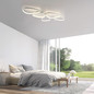 Preview: JUST LIGHT PEBBLES LED Deckenleuchte Warmweiss Dimmbar 42W weiss 14045-16