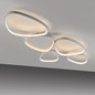 Preview: JUST LIGHT PEBBLES LED Deckenleuchte Warmweiss Dimmbar 42W weiss 14045-16