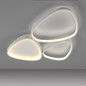 Preview: JUST LIGHT PEBBLES LED Deckenleuchte Warmweiss Dimmbar 26,5W weiss 14049-16
