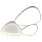 Preview: JUST LIGHT PEBBLES LED Deckenleuchte Warmweiss Dimmbar 26,5W weiss 14049-16