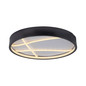 Preview: JUST LIGHT MIKADO LED Deckenleuchte Warmweiss Dimmbar 33W schwarz 14091-18