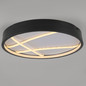 Preview: JUST LIGHT MIKADO LED Deckenleuchte Warmweiss Dimmbar 33W schwarz 14091-18