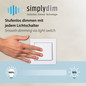 Preview: JUST LIGHT MIKADO LED Deckenleuchte Warmweiss Dimmbar 28W schwarz 14092-18