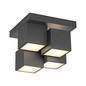 Preview: JUST LIGHT TETRIS LED Deckenleuchte Warmweiss 17W schwarz 14114-18