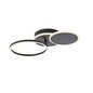 Preview: JUST LIGHT SEVENT LED Deckenleuchte Warmweiss 25,5W schwarz 14116-18
