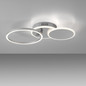 Preview: JUST LIGHT SEVENT LED Deckenleuchte Warmweiss 25,5W stahl 14116-55