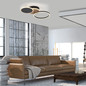 Preview: JUST LIGHT SEVENT LED Deckenleuchte Warmweiss 25,5W Holzdekor 14116-78