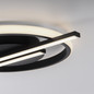 Preview: JUST LIGHT KORSA LED Deckenleuchte Warmweiss Dimmbar 17,5W schwarz 14130-18