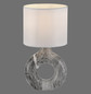 Preview: JUST LIGHT CARARA Tischleuchte E27 max. 25W grau 14193-15