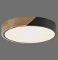 Preview: JUST LIGHT BILA LED Deckenleuchte Warmweiss 24W schwarz 14288-18