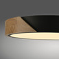 Preview: JUST LIGHT BILA LED Deckenleuchte Warmweiss 24W schwarz 14288-18
