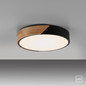 Preview: JUST LIGHT BILA LED Deckenleuchte Warmweiss 24W schwarz 14288-18