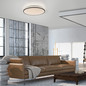 Preview: JUST LIGHT KYLE LED Deckenleuchte Warmweiss Dimmbar 19,5W schwarz 14294-18