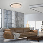 Preview: JUST LIGHT KYLE LED Deckenleuchte Warmweiss Dimmbar 34W schwarz 14295-18