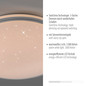 Preview: JUST LIGHT KYLE LED Deckenleuchte Warmweiss Dimmbar 34W silber 14295-21