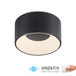 Preview: JUST LIGHT TANIKA LED Deckenleuchte Warmweiss Dimmbar 13W schwarz 14325-18