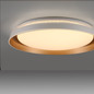 Preview: JUST LIGHT SATI LED Deckenleuchte Warmweiss Dimmbar 19,5W messingmatt 14368-60