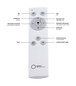 Preview: JUST LIGHT FRIDA LED Deckenleuchte CCT Dimmbar 36W transparent 14373-00